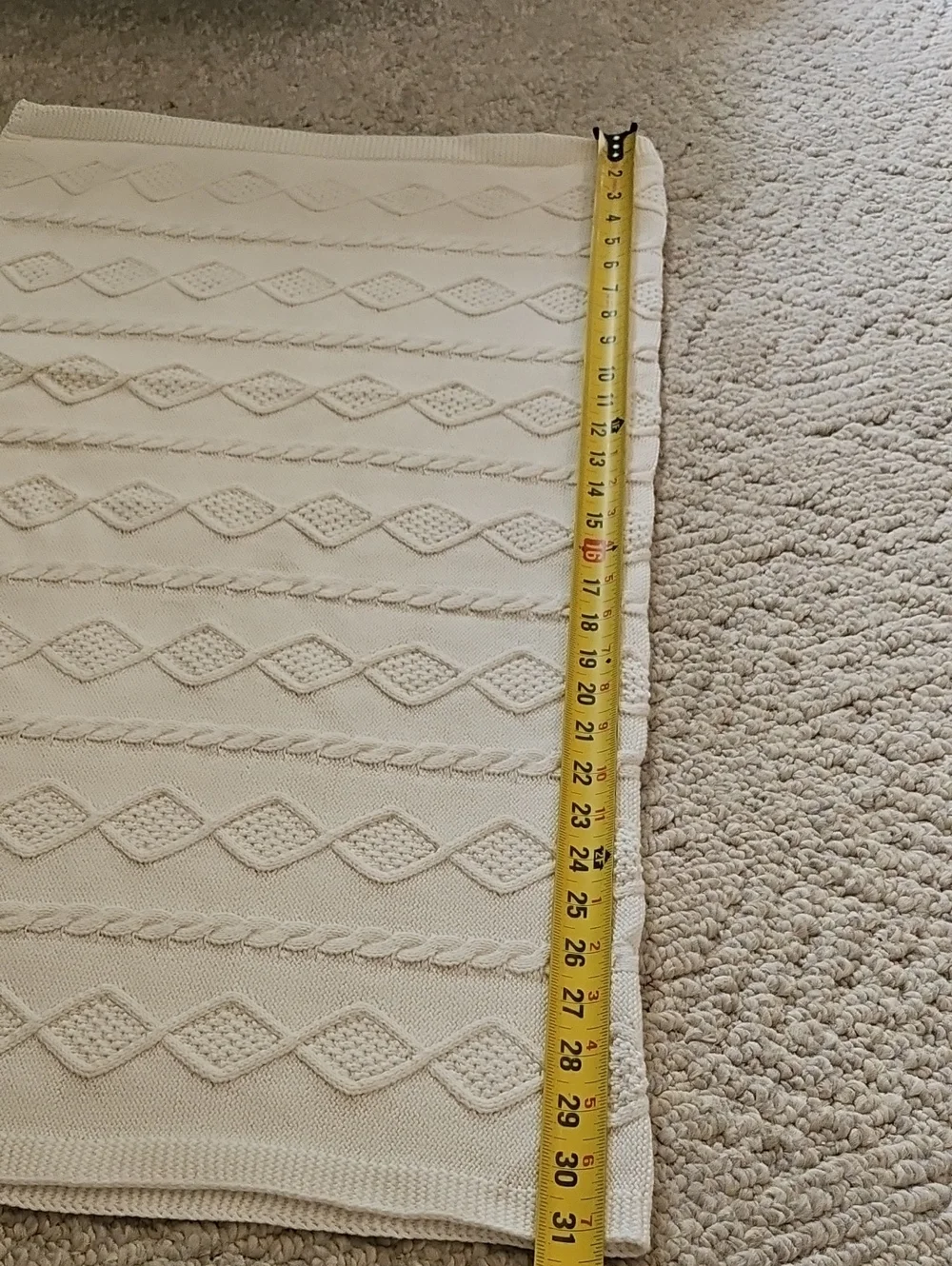 NWOT Rabbit+Bear Organic Cotton Baby Blanket By Emily And Oliver